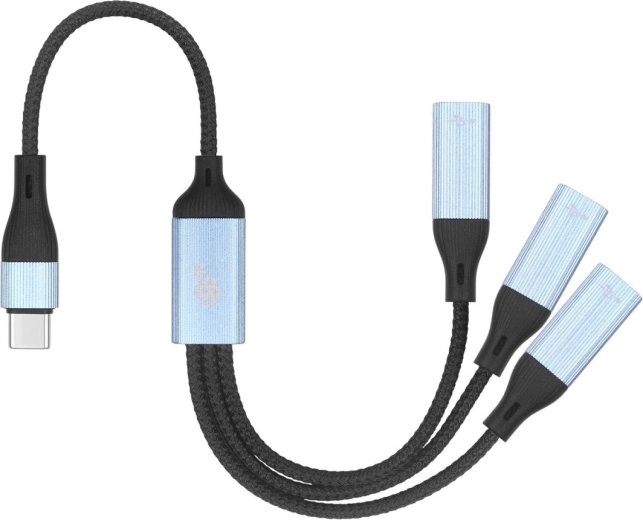 Cavo USB-C sdoppiatore – 3× USB-C