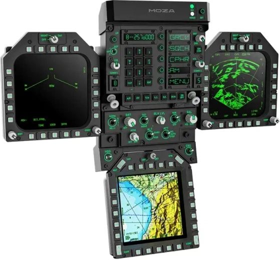 MOZA Racing FMP18 Modular Flight Panel Bundle