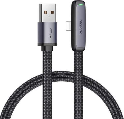 USB-A to Lightning Cable McDodo CA-2791, 1.8m (Black)