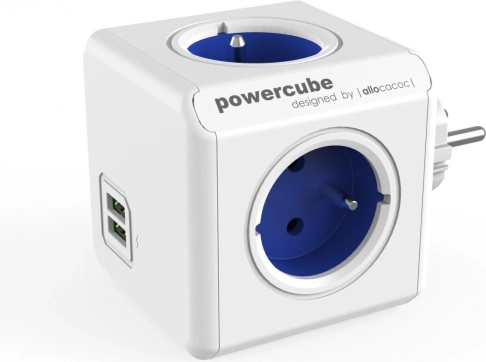 Multipresa PowerCube Original USB blu