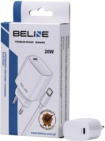 Wall charger 20W USB‑C + USB‑C cable – White