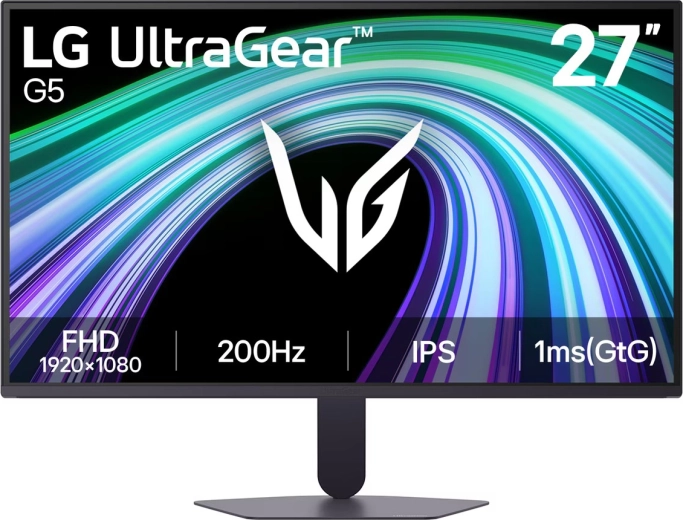 LG UltraGear G5 27" gamingmonitor IPS FHD 200 Hz