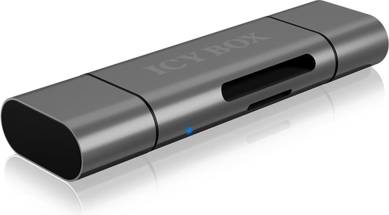Icy Box lettore di schede IB-CR200-C USB-C e USB-A