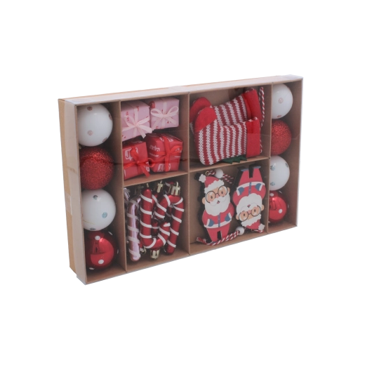 Complete ornament mix for an instant festive effect