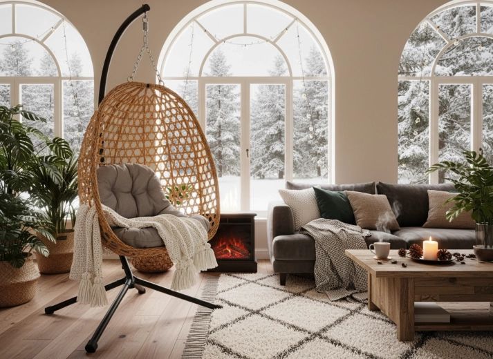 Natuurlijke rotanlook voor tuin en woonkamer