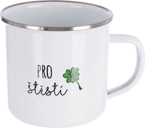Tasse émaillée « Pour le bonheur » 0,57 l