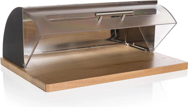 Combinazione elegante di legno e acciaio inox