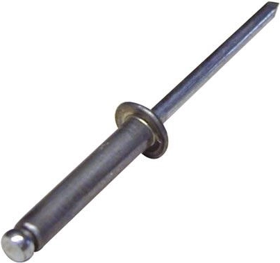 Blind rivet 4.0 × 12 × 12 mm Al/ST (500 pcs)