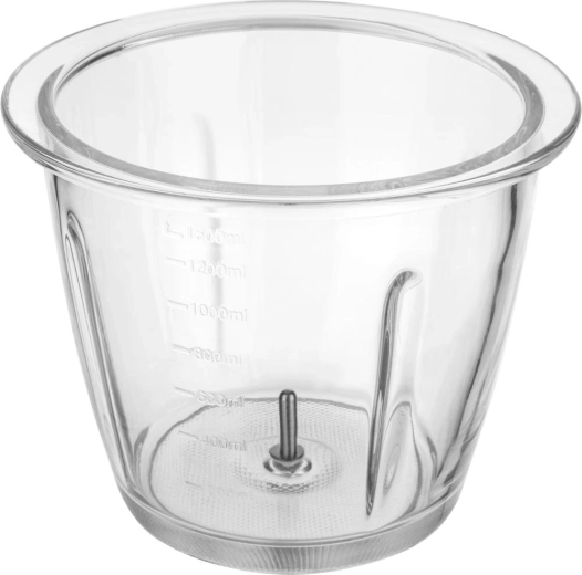 Spacious glass bowl