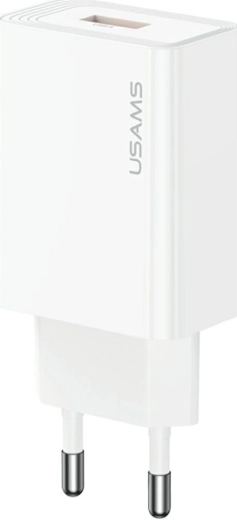 USAMS T69 caricatore da rete USB-A 10,5 W 2,1 A bianco