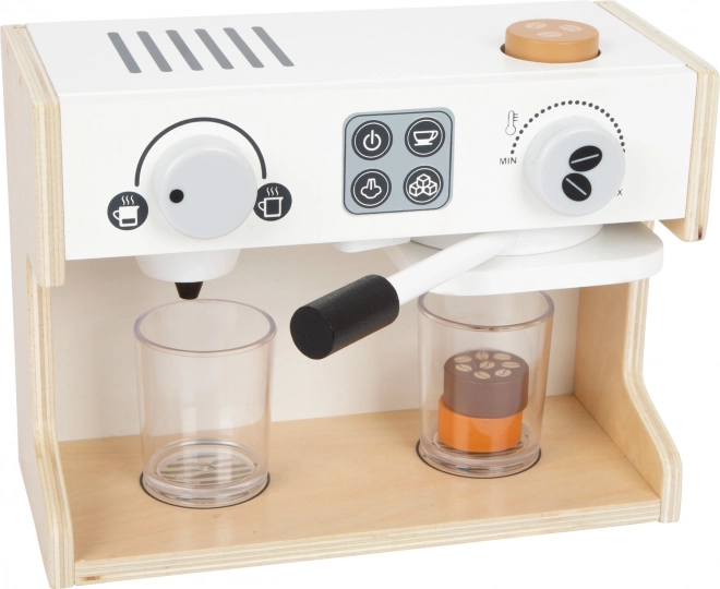 Macchina da caffè in legno per bambini