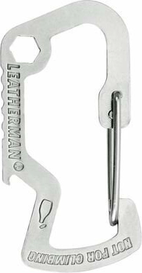 Leatherman carabiner with bottle opener and bit adapter
