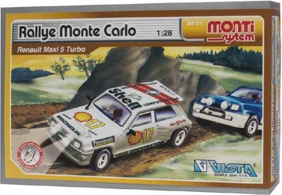 Monti System MS 23 Building Set Rallye Monte Carlo in a box 22x15x7cm