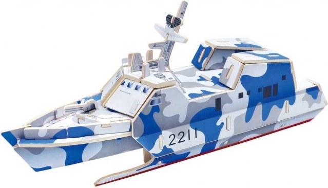 RobobTime wooden puzzle attack boat type 022