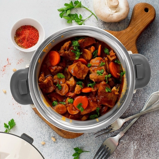 Insert en acier inoxydable pour une longue conservation de la température