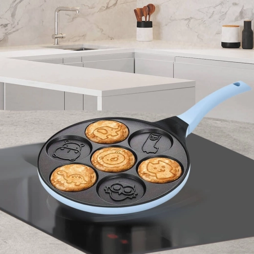 Non-stick surface and safe handle