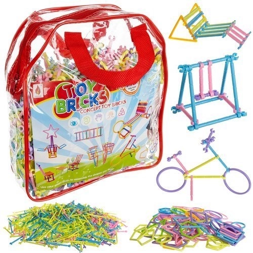 Construction Set - Straws - Set of 1000 Pieces