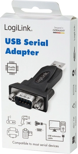 USB 2.0 to RS232 (DB9) connection