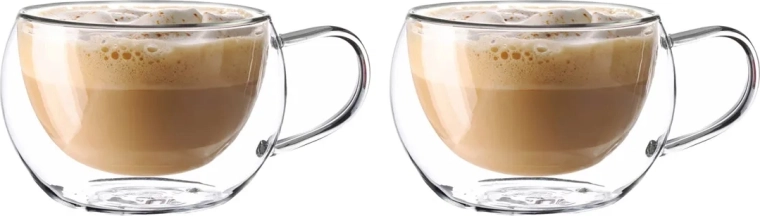Andrea set di 2 tazze termiche a doppia parete 300 ml