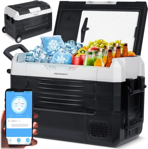 Kompressor-Autokühlbox BERDSEN Icemax 400 40 l – schwarz-grau
