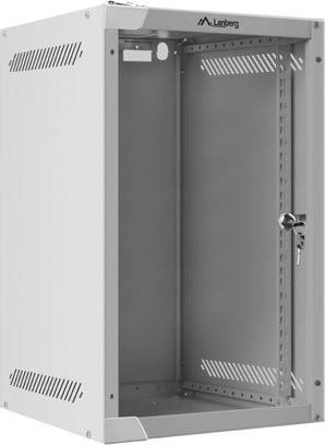 Armadio rack a parete 10″ 9U 280 × 310 mm, grigio LANBERG