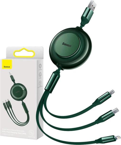 Cavo Baseus 3v1 per Micro USB / USB-C / Lightning