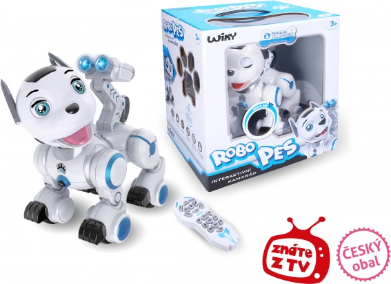 Cane robot RC con effetti luminosi e sonori
