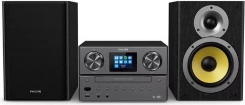 Microsistema PHILIPS TAM8905 – Wi‑Fi, Bluetooth, CD, DAB+ e radio Internet 100 W