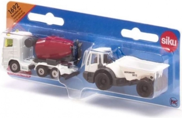 Set di veicoli da costruzione Siku – betoniera e dumper articolato BERGMANN 3012