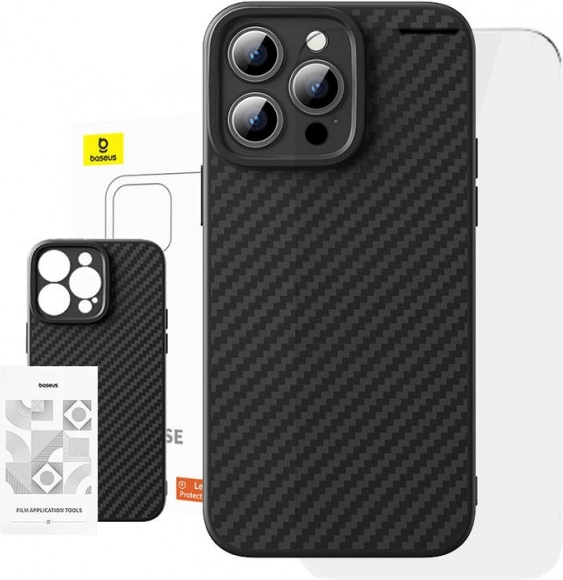 Pouzdro Baseus ze syntetických vláken pro iPhone 15 Pro
