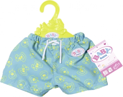 Baby born summer beach shorts blue