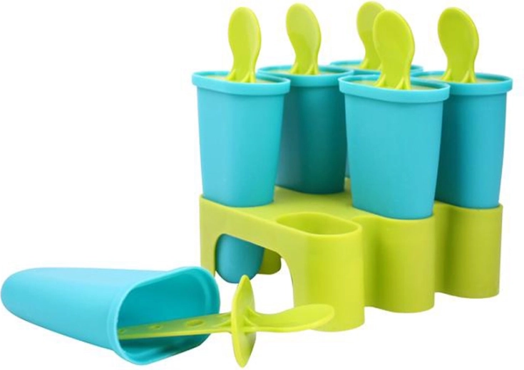 Plastic ijslollyvorm Toro, 6 stuks