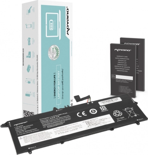 Batteria Movano per Lenovo ThinkPad T490s / T495s / T14s (L18C3PD2) 4650 mAh 54 Wh