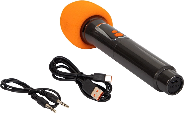 Kit karaoke: microfono wireless e telecomando