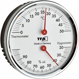 Termometro analogico con igrometro TFA
