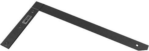 Équerre de maçon en acier 500 × 250 mm