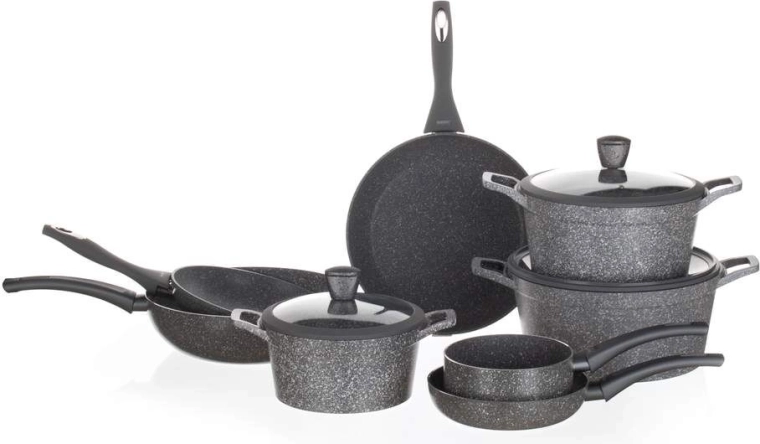 Comfortabele soft‑touch handgrepen en glazen deksel