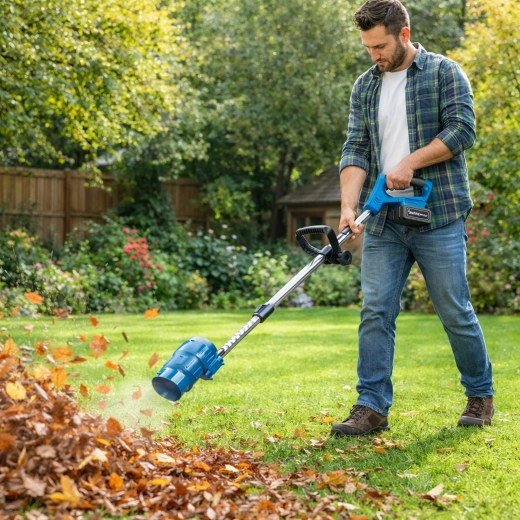 Fast cleaning of leaves and debris