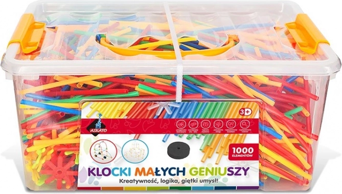 Zestaw konstrukcyjny Małych Geniuszy - Małe słomki