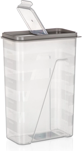 Couvercle ouvrant pratique pour un versement aisé