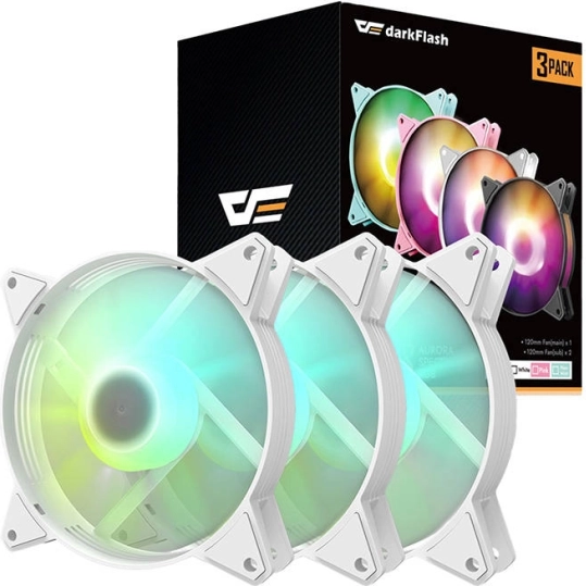 Set di ventole con ARGB Darkflash C6 3in1 120mm
