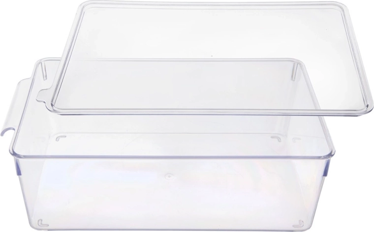 Design trasparente e maniglie comode