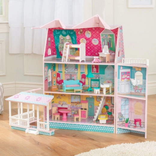 Casa delle bambole Abbey Manor di KidKraft con accessori