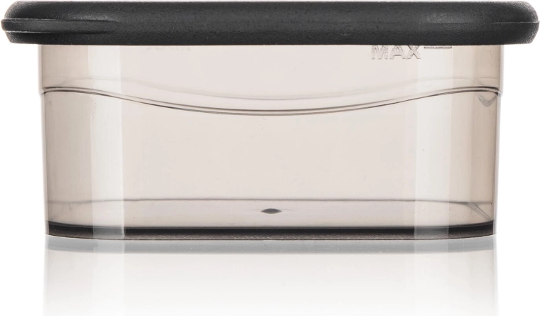 Secure lid and clear body