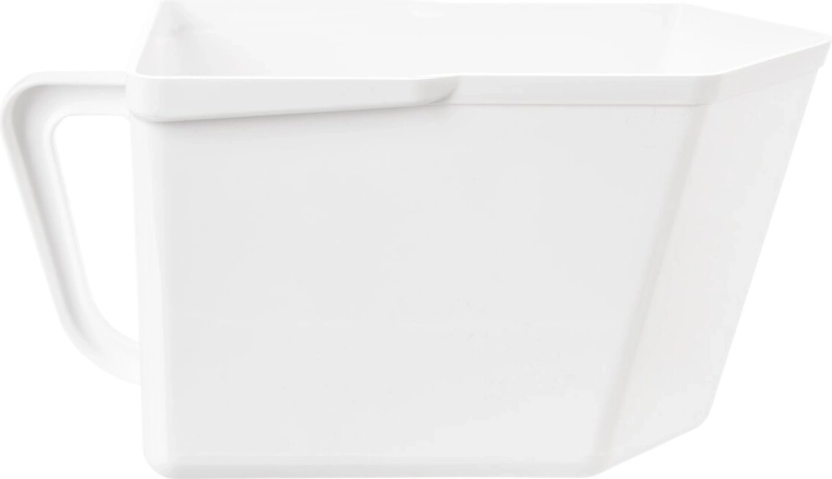 Boîte de conservation alimentaire blanche en plastique (PP) – bac de rangement