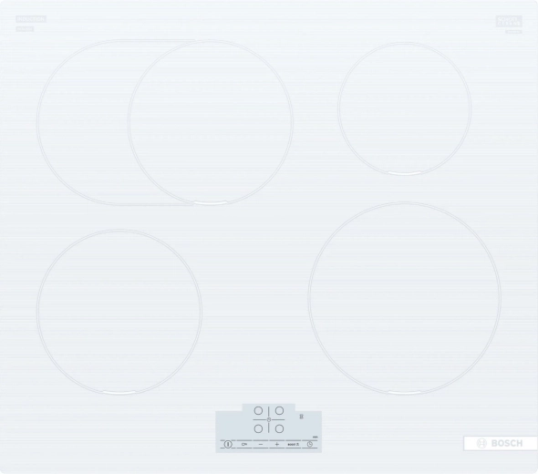 Hvid induktionskogeplade