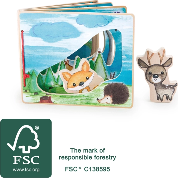 Interactive Wooden Picture Book Small Foot
