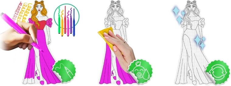 Abwischbare Malfläche