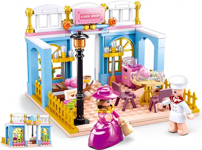 Sluban Girl's Dream Village – Vintage Bakery Building Set