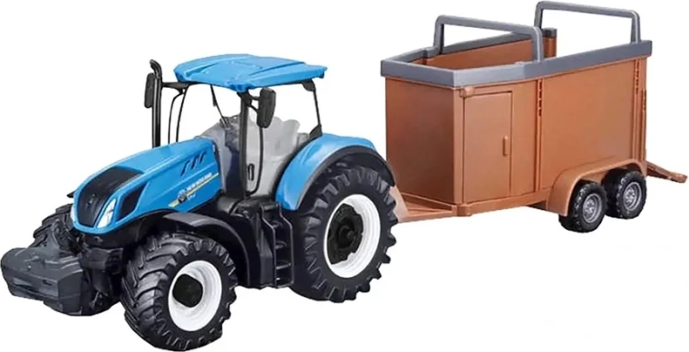 Traktor z prikolico Bburago 10 cm